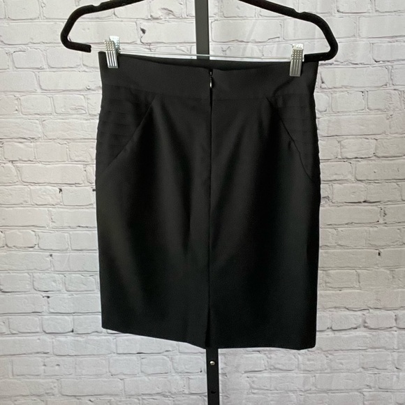 Gianni Bini Black Pencil Skirt Size 4 - Picture 2 of 3